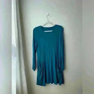 Betabrand Sweatshirt Travel Dress modal/Silk Blend Stretchy dress